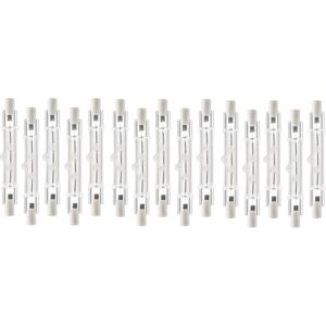 Jojomino 15 Pack R7S 118mm 300W 230V,R7S Halogen Linear Light Bulb,Dimmable Halogen Lamp Jojomino 15 Pack R7S 118mm 300W 230V,R7S Halogen Linear Light Bulb,Dimmable Halogen Lamp