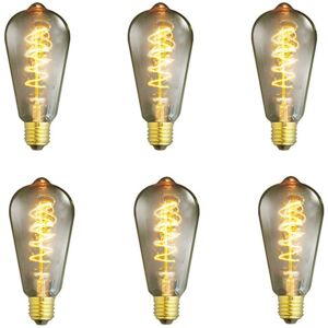 Perfet 6pcs / 4pcs 40 W E26 / E27 ST64 Warm White Retro / Creative / Dimmable Incandesc Perfet 6pcs / 4pcs 40 W E26 / E27 ST64 Warm White Retro / Creative / Dimmable Incandesc