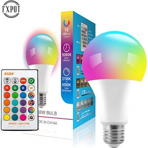 Unbranded (A80 -20W-E27+Remote Control, RGBW-220V) LED colorful light bulb e27 screw-hole Unbranded (A80 -20W-E27+Remote Control, RGBW-220V) LED colorful light bulb e27 screw-hole