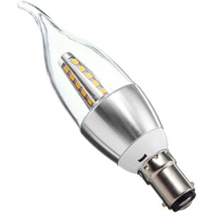 GreenZech (Pure White, B22) 85-265V 4W E27 E14 B22 E12 25 SMD 2835 430Lm Silvery LED Candl GreenZech (Pure White, B22) 85-265V 4W E27 E14 B22 E12 25 SMD 2835 430Lm Silvery LED Candl