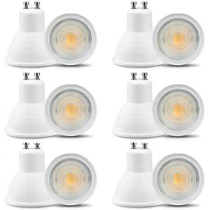 Unbranded 12 Pack GU10 LED Bulbs 6W 220-240V, Warm White 3000K, 600lm, Replacement for 50- Unbranded 12 Pack GU10 LED Bulbs 6W 220-240V, Warm White 3000K, 600lm, Replacement for 50-