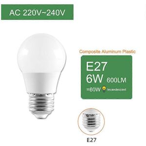Unbranded (Cold White, E27 6W 220V) OK-B 5pcs/lot Bulb E27 E14 Bulb High Brightness 220V 2 Unbranded (Cold White, E27 6W 220V) OK-B 5pcs/lot Bulb E27 E14 Bulb High Brightness 220V 2
