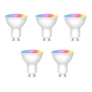 Unbranded 5PCS Tuya WiFi GU10 Smart LED Light Bulb Dimmable 6W 220V Unbranded 5PCS Tuya WiFi GU10 Smart LED Light Bulb Dimmable 6W 220V