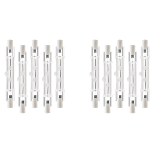 Unbranded 10 Pack R7S 118mm 300W 230V,R7S Halogen Linear Light Bulb Unbranded 10 Pack R7S 118mm 300W 230V,R7S Halogen Linear Light Bulb