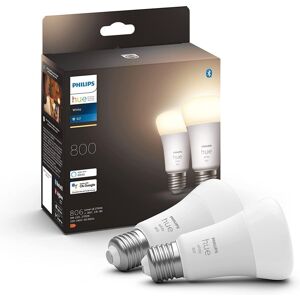 Philips Hue New White Smart Light Bulb 60W 806 Lumen 2 Pack E27 Edison Scr Philips Hue New White Smart Light Bulb 60W 806 Lumen 2 Pack E27 Edison Scr