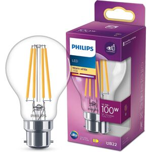 Philips LED Classic A60 Light Bulb B22 Bayonet Cap 105W 100W Equivalent Wa Philips LED Classic A60 Light Bulb B22 Bayonet Cap 105W 100W Equivalent Wa