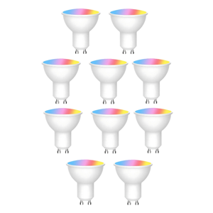 Semoic 10PCS Tuya WiFi GU10 Smart LED Light Bulb Dimmable Semoic 10PCS Tuya WiFi GU10 Smart LED Light Bulb Dimmable