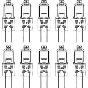 Unbranded G4 Halogen Bulb, 12V 10W, G4, Warm White 3000K, 150lm, Dimmable, G4, Clear Capsu Unbranded G4 Halogen Bulb, 12V 10W, G4, Warm White 3000K, 150lm, Dimmable, G4, Clear Capsu