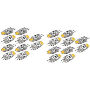 Unbranded 20 Pack G4 LED Bulbs 12V DC Dimmable 1.5W 360 Beam Angle Replace 15W Halogen Bul Unbranded 20 Pack G4 LED Bulbs 12V DC Dimmable 1.5W 360 Beam Angle Replace 15W Halogen Bul