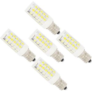 Unbranded Pack E12 LED Corn Light Bulbs, 5W, 44pcs 2835 SMD LEDs, Cool White 6000K, 500lm, Unbranded Pack E12 LED Corn Light Bulbs, 5W, 44pcs 2835 SMD LEDs, Cool White 6000K, 500lm,