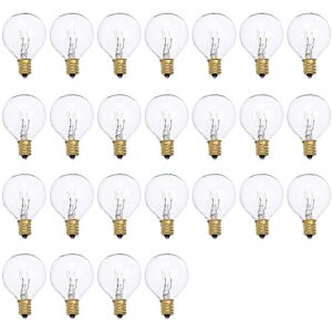 Unbranded G40 Replacement Bulbs, 7W 220-240V G40 Tungsten Light Bulb, Clear Globe, E12 Bas Unbranded G40 Replacement Bulbs, 7W 220-240V G40 Tungsten Light Bulb, Clear Globe, E12 Bas