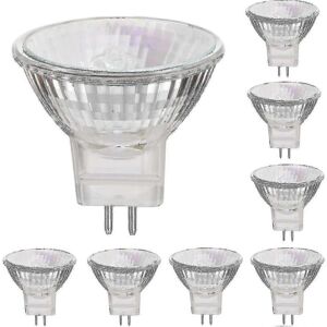 Unbranded 12V 35W (50W) Halogen Bulbs, GU5.3 Spot Base, Warm White, Dimmable, Pack of 8 Unbranded 12V 35W (50W) Halogen Bulbs, GU5.3 Spot Base, Warm White, Dimmable, Pack of 8