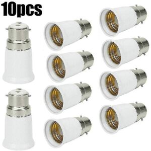 Unbranded 10pcs BC B22 to ES E27 Adapter Bayonet Base Edison Screw Bulb Converter Unbranded 10pcs BC B22 to ES E27 Adapter Bayonet Base Edison Screw Bulb Converter