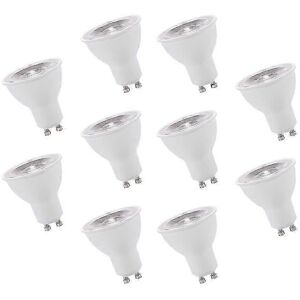 Unbranded (Warm White) 10 x GU10 LED Bulbs 7W 500 Lumens 220V for Home Unbranded (Warm White) 10 x GU10 LED Bulbs 7W 500 Lumens 220V for Home