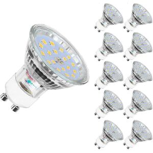 Unbranded GU10 LED Bulbs, 5W 60W Equivalent, 600lm, Warm White 2700K, 120C Wide Beam, Pack Unbranded GU10 LED Bulbs, 5W 60W Equivalent, 600lm, Warm White 2700K, 120C Wide Beam, Pack
