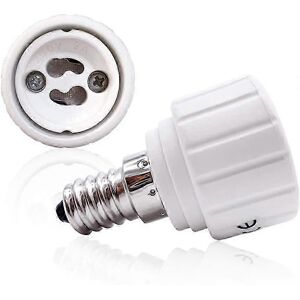 Unbranded E14 to GU10 base converter, light bulb socket adapter, heat-resistant plug, 500W Unbranded E14 to GU10 base converter, light bulb socket adapter, heat-resistant plug, 500W