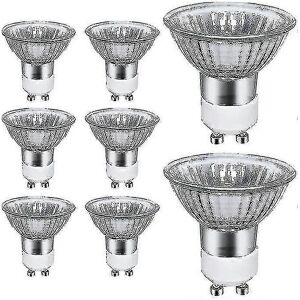Kikidex (As show, One size) Gu10 Halogen Light Bulbs, 8 Pack 50w Gu10 Halogen Spot Light Kikidex (As show, One size) Gu10 Halogen Light Bulbs, 8 Pack 50w Gu10 Halogen Spot Light