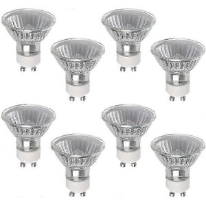 Kikidex (As show, One size) GU10 50W Halogen Bulb, 8 Pack GU10 Halogen Spotlight, 220V, Kikidex (As show, One size) GU10 50W Halogen Bulb, 8 Pack GU10 Halogen Spotlight, 220V,