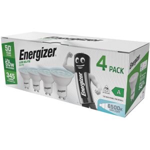 Energizer GU10 LED Bulb A Rated, 1.9W = 50W, Daylight 6500K, 345 Lumens, Pack of Energizer GU10 LED Bulb A Rated, 1.9W = 50W, Daylight 6500K, 345 Lumens, Pack of