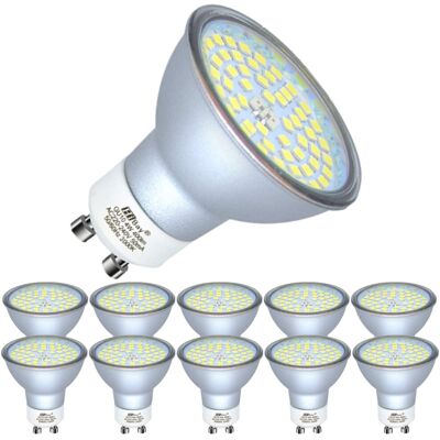 HiBay 10x 4W GU10 LED Bulbs Cool White Spot Lights Replace 35W Halogen 6000K 240V for HiBay 10x 4W GU10 LED Bulbs Cool White Spot Lights Replace 35W Halogen 6000K 240V for