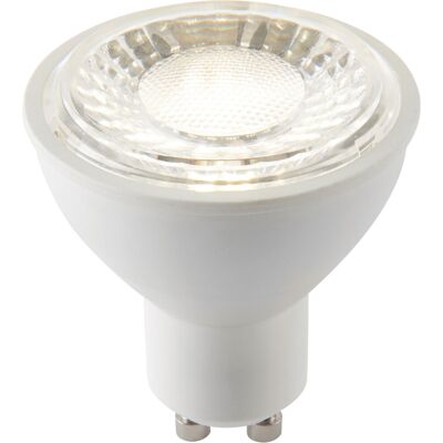 Loops 7W GU10 LED Bulb - Cool White - Indoor/Outdoor Light Bulb - Matt White Loops 7W GU10 LED Bulb - Cool White - Indoor/Outdoor Light Bulb - Matt White