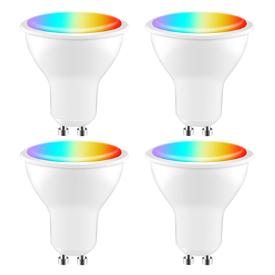 Markenlos Tuya GU10 Smart LED Bulb Dimmable 5W AC200-240V 4PCS Markenlos Tuya GU10 Smart LED Bulb Dimmable 5W AC200-240V 4PCS