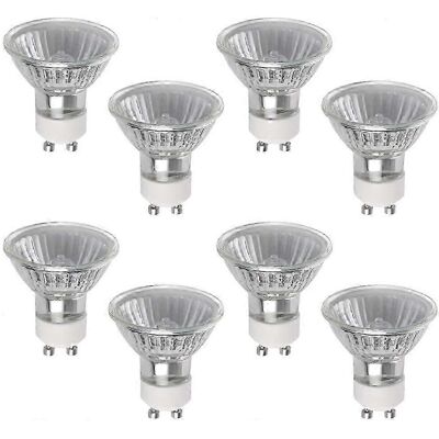 Unbranded GU10 Halogen Bulb 50W, Pack of 8, GU10 Halogen Spotlight, 220V, Warm White 2800K Unbranded GU10 Halogen Bulb 50W, Pack of 8, GU10 Halogen Spotlight, 220V, Warm White 2800K