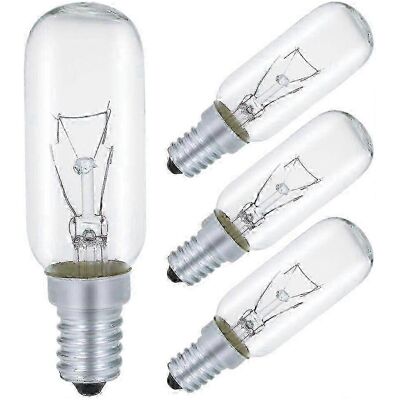 Unbranded Cooker Hood Light Bulb E14 40W, T25 230V, Incandescent Bulb, Warm White 2700K, D Unbranded Cooker Hood Light Bulb E14 40W, T25 230V, Incandescent Bulb, Warm White 2700K, D