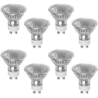 Kikidex (As show, One size) GU10 50W Halogen Bulb, 8 Pack GU10 Halogen Spotlight, 220V, Kikidex (As show, One size) GU10 50W Halogen Bulb, 8 Pack GU10 Halogen Spotlight, 220V,
