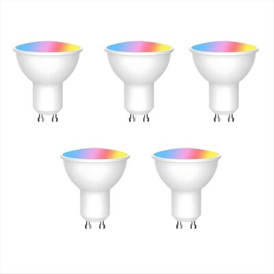 Unbranded 5PCS Tuya WiFi GU10 Smart LED Light Bulb Dimmable 6W 220V Smart Life App Control Unbranded 5PCS Tuya WiFi GU10 Smart LED Light Bulb Dimmable 6W 220V Smart Life App Control