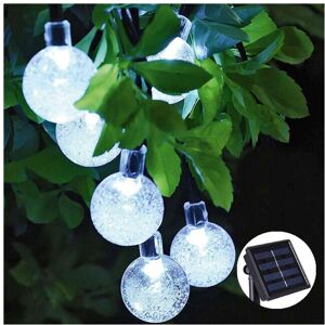 chozx (White) 50 LED Crystal ball Solar Lamp Power String Fairy Lights Garden Outdoor chozx (White) 50 LED Crystal ball Solar Lamp Power String Fairy Lights Garden Outdoor