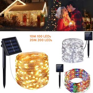 Ranpo (10M 100LEDs, Warm White) 10M 20M LED Solar String Fairy Lights Xmas Decor Ranpo (10M 100LEDs, Warm White) 10M 20M LED Solar String Fairy Lights Xmas Decor