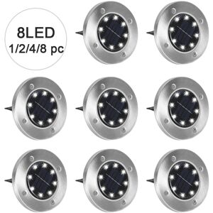 Unbranded 8pcs Solar Power Ground Lights Floor Decking Patio Outdoor Garden Lawn Path Lamp Unbranded 8pcs Solar Power Ground Lights Floor Decking Patio Outdoor Garden Lawn Path Lamp