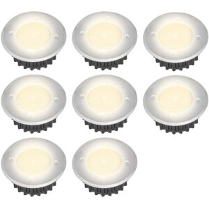 Unbranded (8pcs, Warm White) Solar-Powered Stainless Steel LED Deck Lights Unbranded (8pcs, Warm White) Solar-Powered Stainless Steel LED Deck Lights