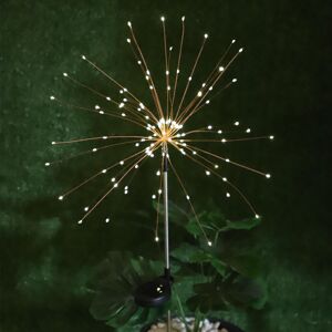 Unbranded (Warm White) 120 LED Solar Powered Firework Starburst Stake Light Warm White Unbranded (Warm White) 120 LED Solar Powered Firework Starburst Stake Light Warm White