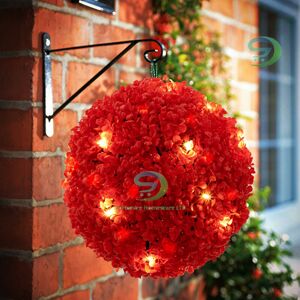 Yorkshire Homeware Ltd (Red) Solar Powered 20 Led Topiary Ball Light Decoration Yorkshire Homeware Ltd (Red) Solar Powered 20 Led Topiary Ball Light Decoration