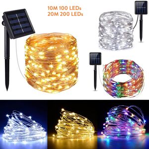 Ranpo (20M 200LEDs, Cool White) Waterproof Solar Powered Fairy Lights Ranpo (20M 200LEDs, Cool White) Waterproof Solar Powered Fairy Lights