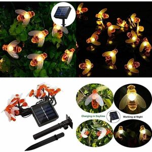 Ranpo (12M 100LEDs) Solar Powered Honey Bee String Lights 20 30 50 100 Led For Garden Ranpo (12M 100LEDs) Solar Powered Honey Bee String Lights 20 30 50 100 Led For Garden
