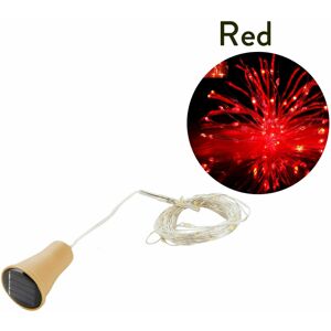 Ranpo (Red, 2m-20LEDs) 1M 2M LED Solar Fairy Lights Copper Wire Cork Wine Bottle Strin Ranpo (Red, 2m-20LEDs) 1M 2M LED Solar Fairy Lights Copper Wire Cork Wine Bottle Strin