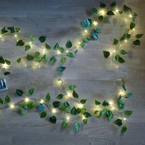 Jané (USB Model) 5M Artificial Ivy Garland 50LED Solar String Light Jané (USB Model) 5M Artificial Ivy Garland 50LED Solar String Light
