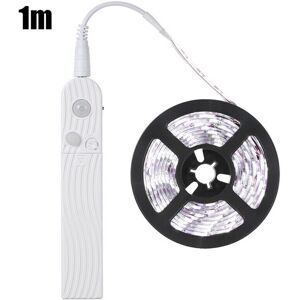Unbranded (Cool White, 1M) LED Strip Lights Battery Powered PIR Motion Sensor Closet Stair Unbranded (Cool White, 1M) LED Strip Lights Battery Powered PIR Motion Sensor Closet Stair