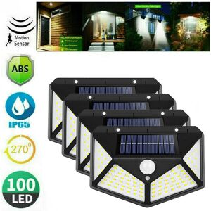 Ranpo (4Pack) Waterproof 100 LED PIR Motion Sensor Solar Power Outdoor Garden Light Se Ranpo (4Pack) Waterproof 100 LED PIR Motion Sensor Solar Power Outdoor Garden Light Se