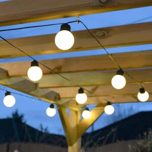 Festive Lights 4.5m Battery-Powered Frosted LED Festoon Lights with Timer - Waterproof, Warm Wh Festive Lights 4.5m Battery-Powered Frosted LED Festoon Lights with Timer - Waterproof, Warm Wh