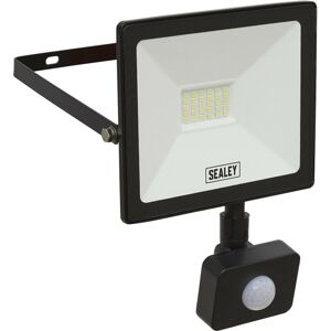 Loops Extra Slim Floodlight with PIR Sensor - 20W SMD LED - IP65 Rated - 1700 Lumens Loops Extra Slim Floodlight with PIR Sensor - 20W SMD LED - IP65 Rated - 1700 Lumens