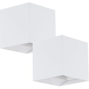 Loops 2 Pack Wall Flood Light White Adjustable 3.3W LED - Wall Flood Light Loops 2 Pack Wall Flood Light White Adjustable 3.3W LED - Wall Flood Light