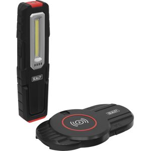 Loops Slim Magnetic Inspection Light with Wireless Charging Base - 5W COB & 1W SMD LED Loops Slim Magnetic Inspection Light with Wireless Charging Base - 5W COB & 1W SMD LED