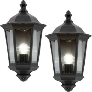 Black Outdoor Wall Light - Lantern Porch Flush - Wall Light Black Outdoor Wall Light - Lantern Porch Flush - Wall Light