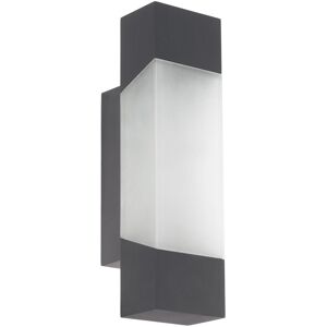 Loops IP44 Outdoor Wall Light Anthracite Porch Accent Lamp - Wall Light Loops IP44 Outdoor Wall Light Anthracite Porch Accent Lamp - Wall Light