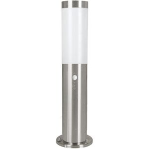 Loops Stainless Steel Outdoor Bollard Light - PIR Sensor - 12W - 450mm - IP44 - Unisex Loops Stainless Steel Outdoor Bollard Light - PIR Sensor - 12W - 450mm - IP44 - Unisex