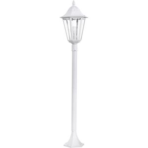 Loops IP44 Outdoor Bollard Light White Aluminium Lantern 1 x 60W E27 Tall Lamp Post - Outdoor Bollard Light Loops IP44 Outdoor Bollard Light White Aluminium Lantern 1 x 60W E27 Tall Lamp Post - Outdoor Bollard Light
